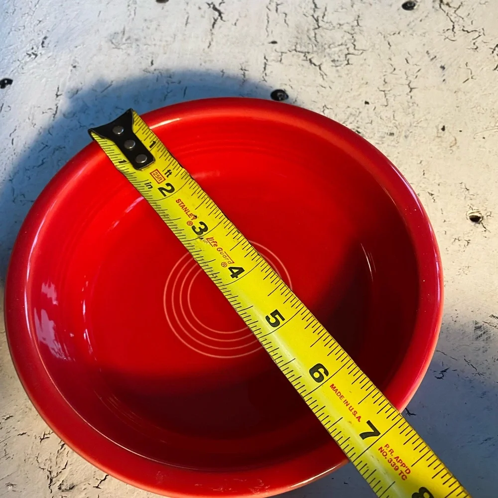 1 Fiesta Ware Scarlet 18 oz Cereal Bowl